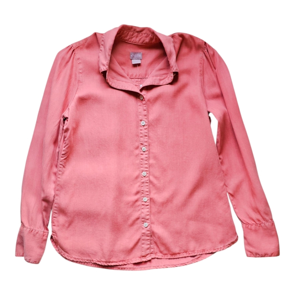 Midsummer Rose Chico Size 0 Small Tencel Button Down Super Soft NWT